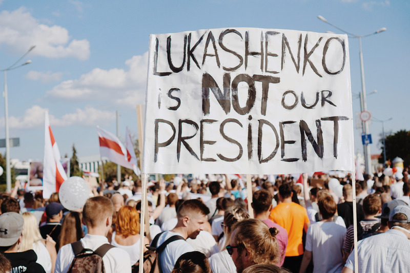 Canva Protesters in Belarus.Artem Podrez